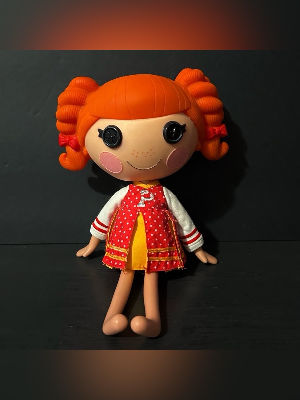Lalaloopsy peppy pom pom Red & Orange Cheerleader Doll - Picture 5 of 5